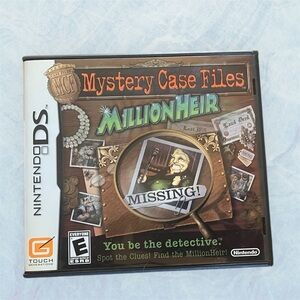 Mystery Case Files: MillionHeir Nintendo DS | CIB | Hidden Object Mystery